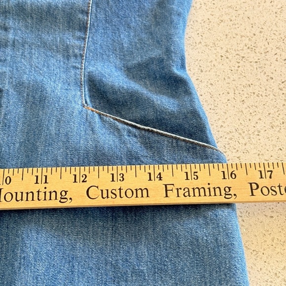 Vintage Denim Maxi Dress - Picture 9 of 15